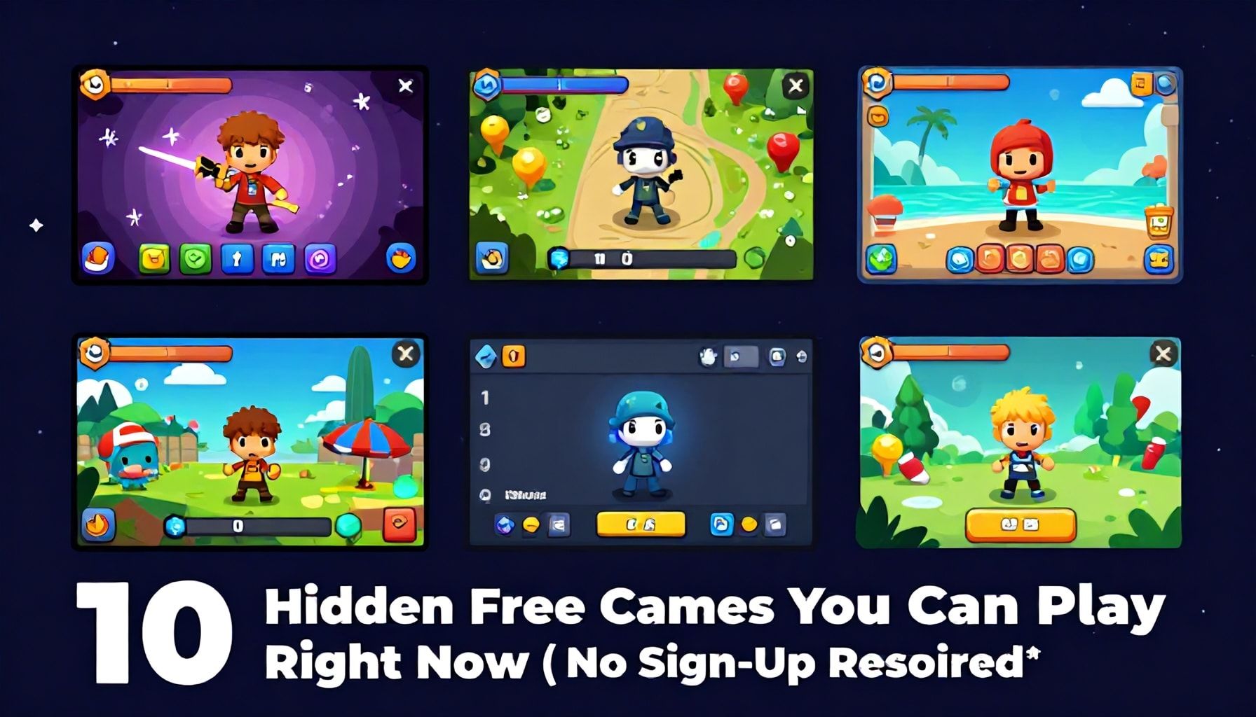 Play Free Games – No Cost, Endless Fun 3 10 Hidden Free Games You Can Play Right Now (No Sign-Up Required)*