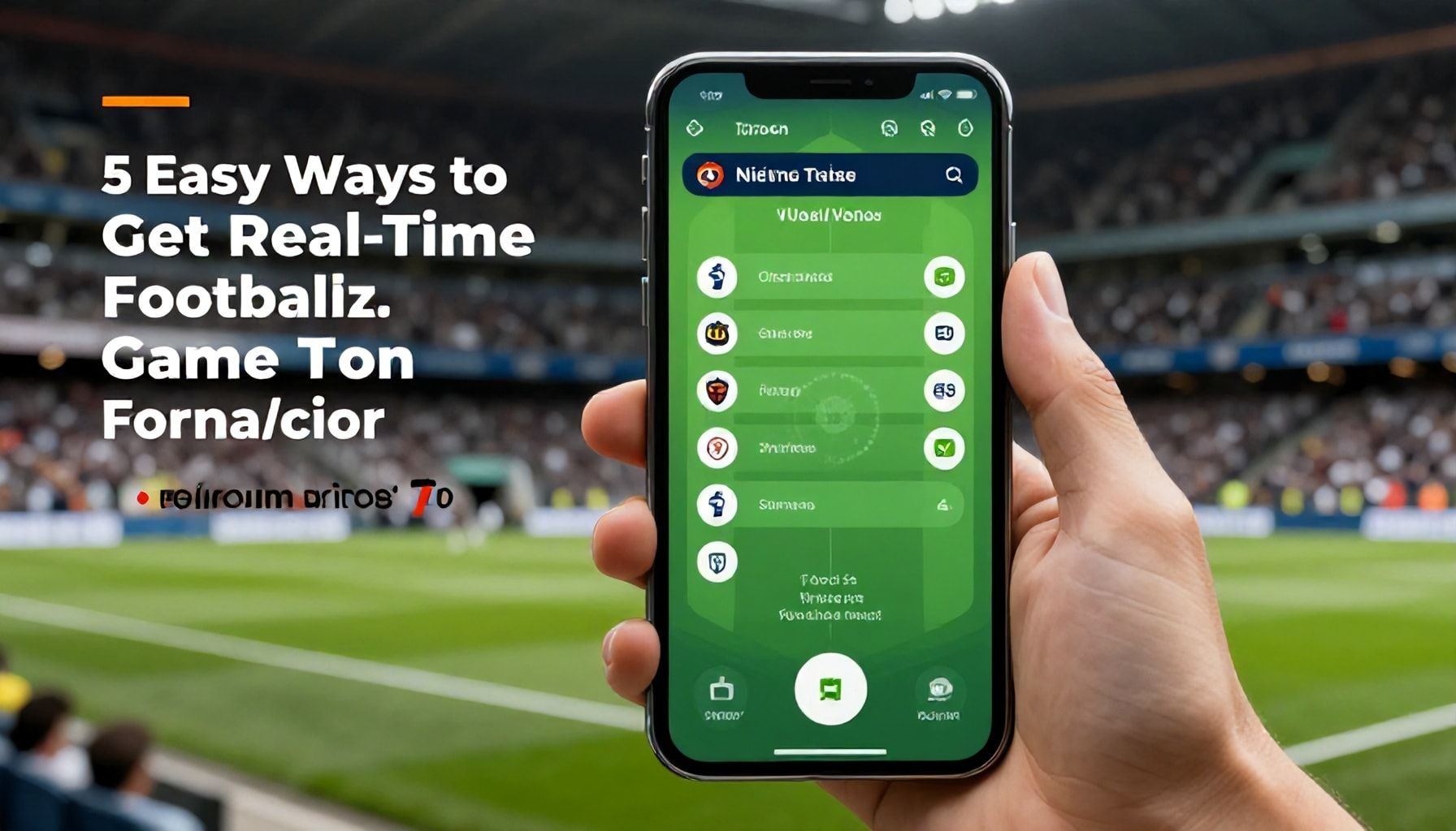 5 Easy Ways to Get Real-Time Football Game Times on Your Phone*