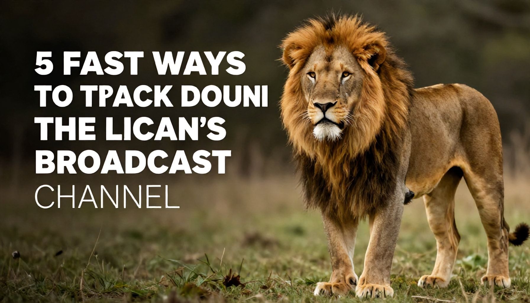 5 Fast Ways to Track Down the Lions’ Broadcast Channel*