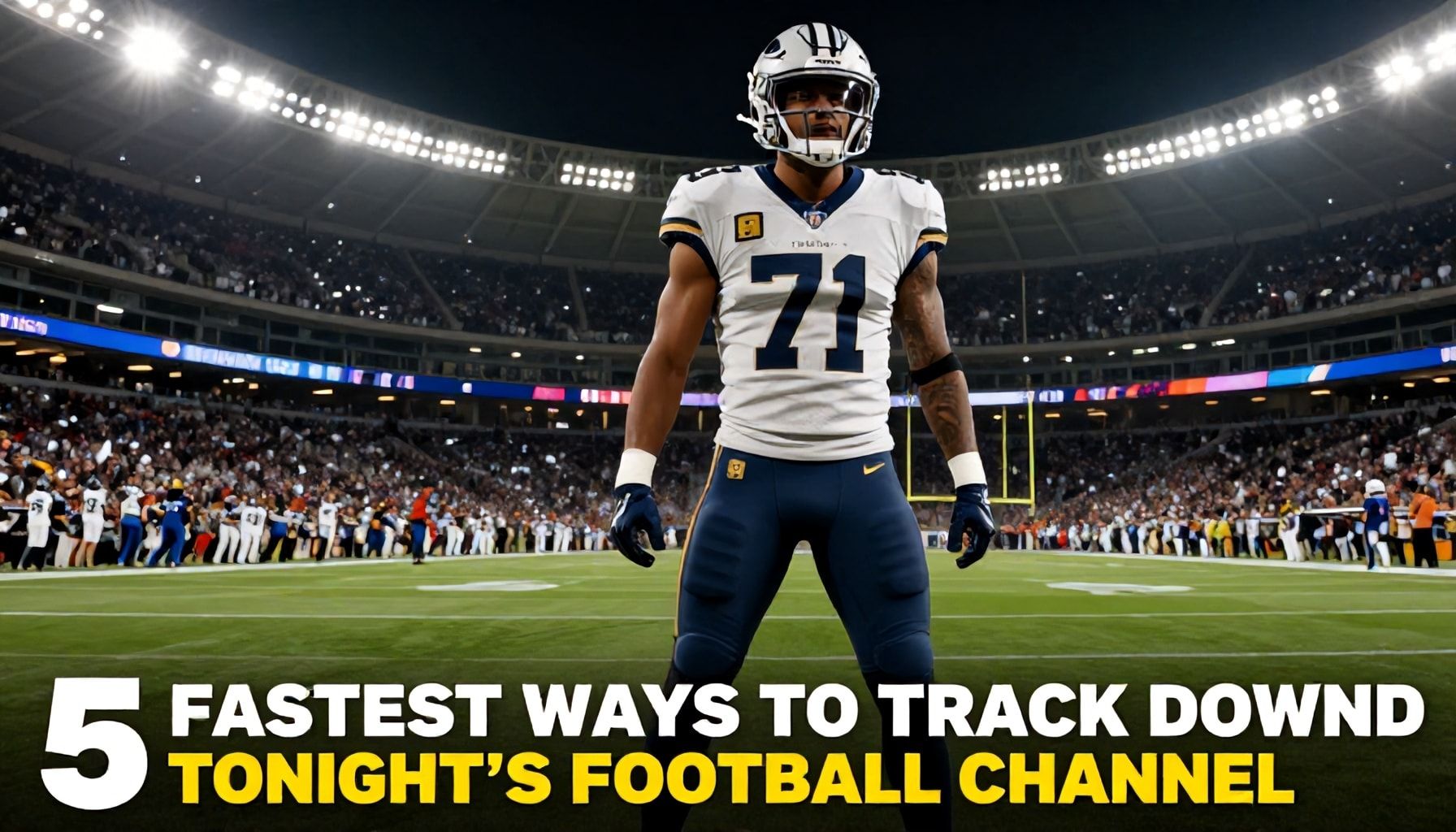 5 Fastest Ways to Track Down Tonight’s Football Channel"*