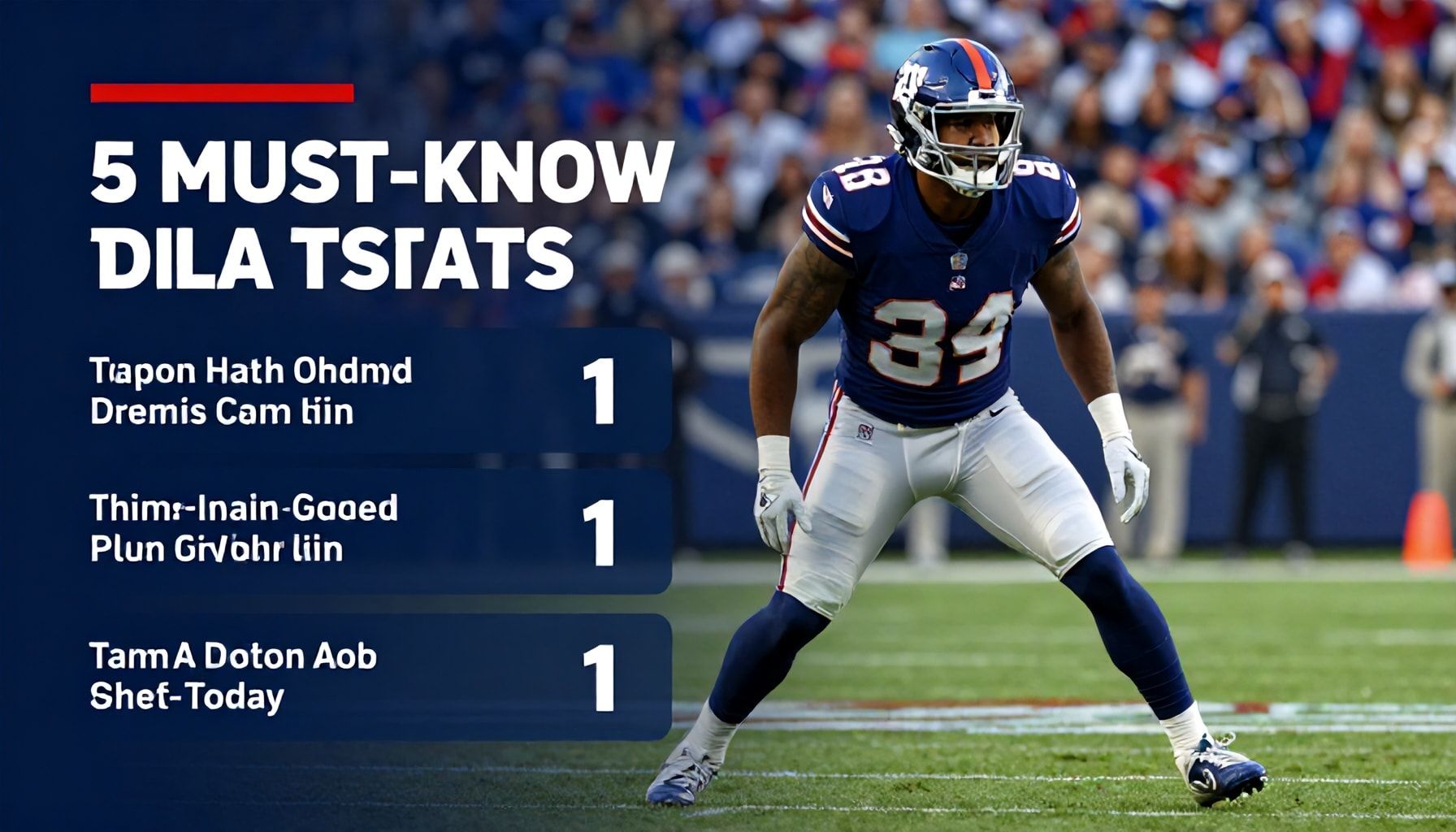 5 Must-Know Stats Before You Watch the Giants Play Today*
