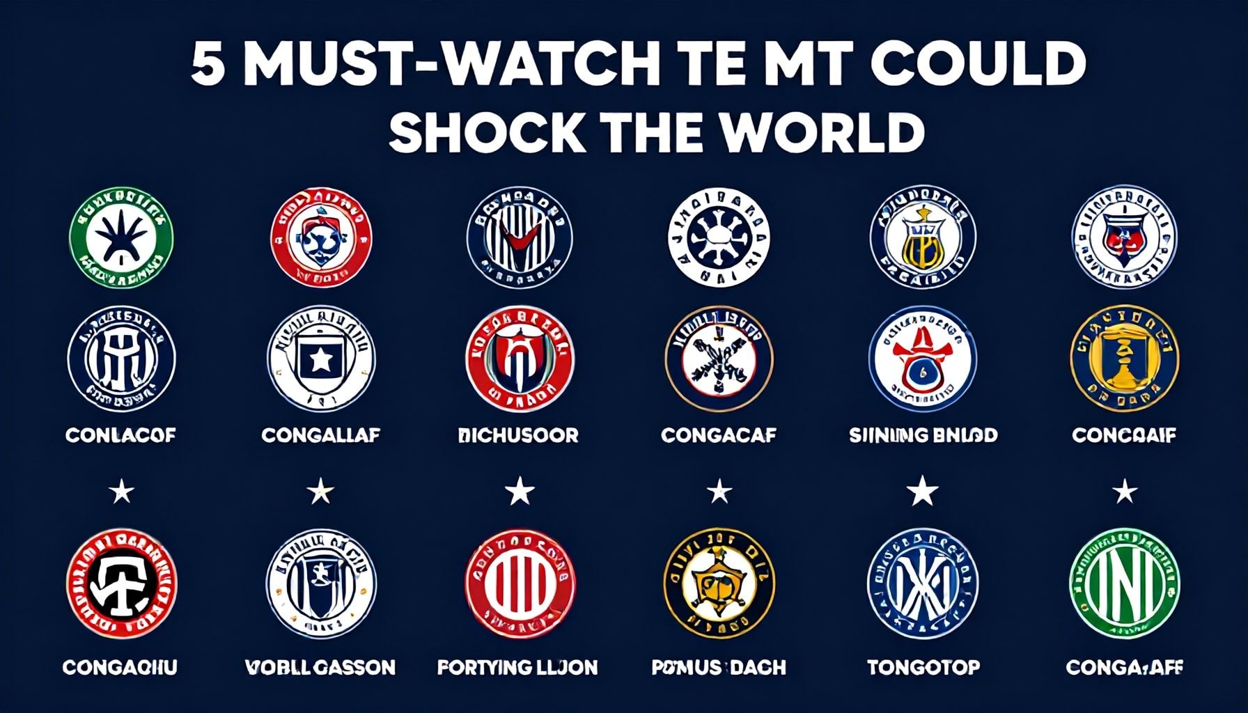 5 Must-Watch Teams That Could Shock the World in CONCACAF*