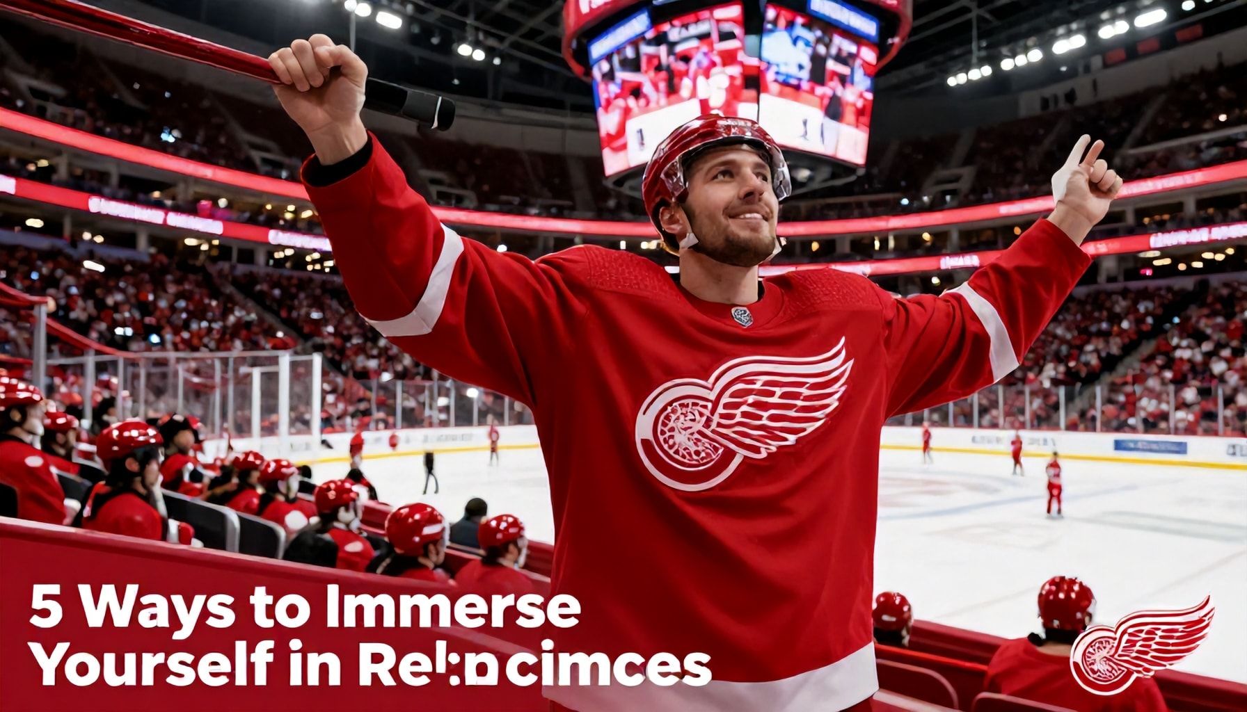 5 Ways to Immerse Yourself in the Red Wings Fan Experience*