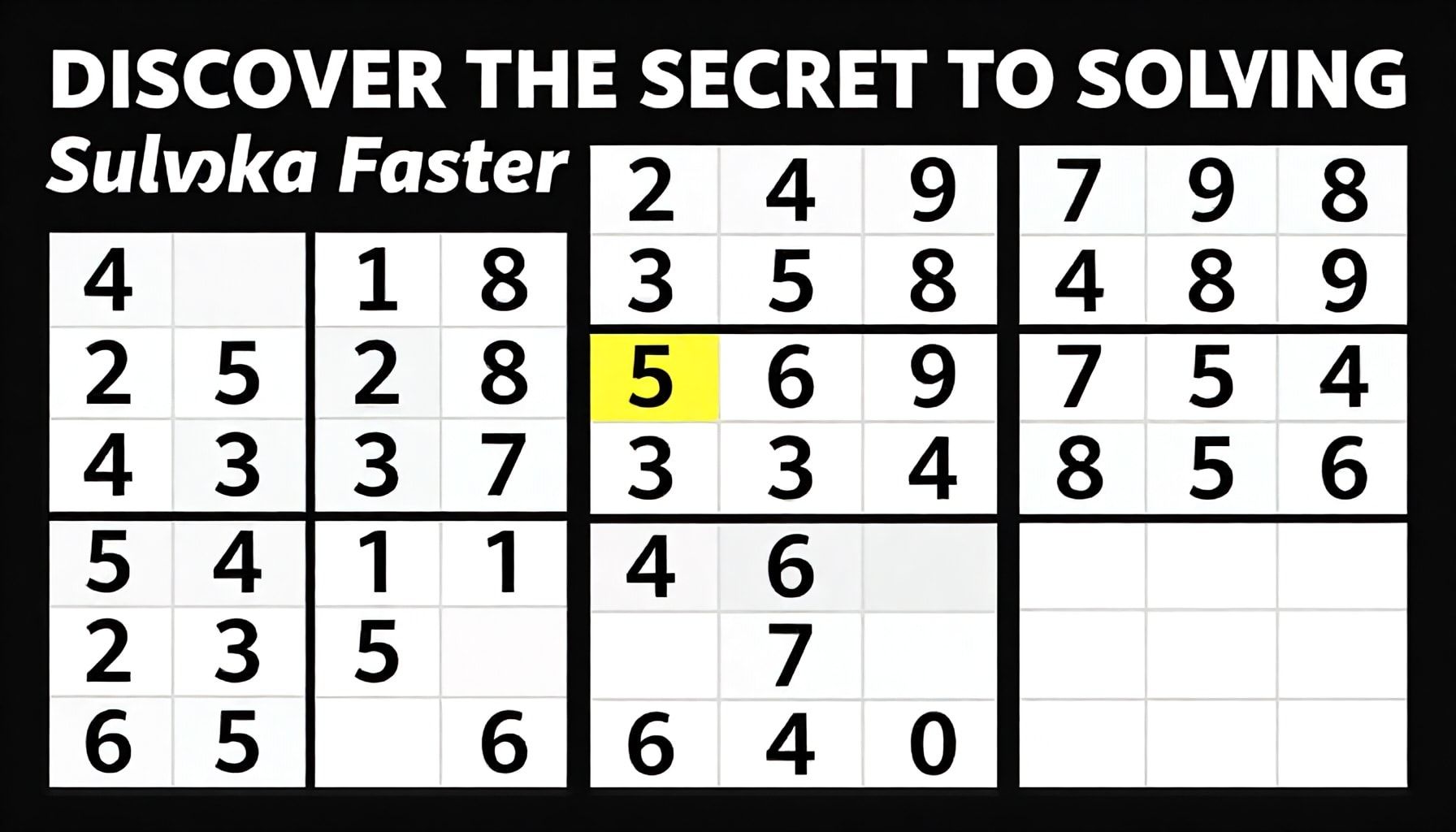 Discover the Secret to Solving Sudoku Faster*