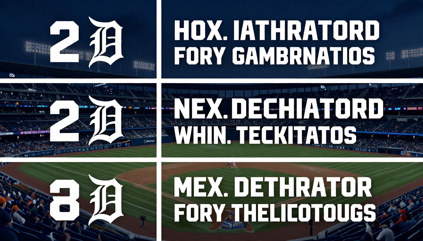 Here are six engaging subheadings for your Detroit Tigers game today: