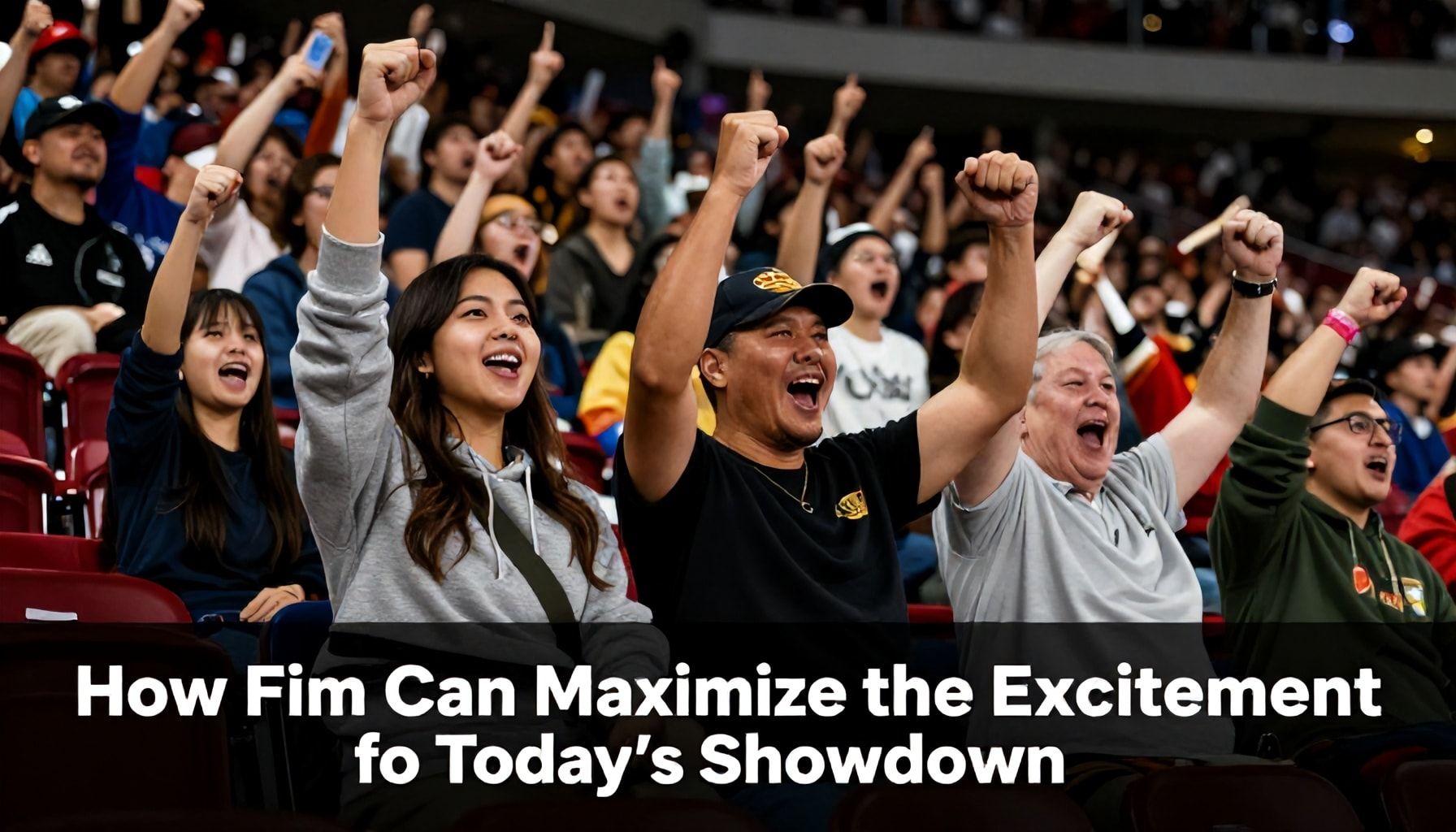 How Fans Can Maximize the Excitement of Today’s Showdown*