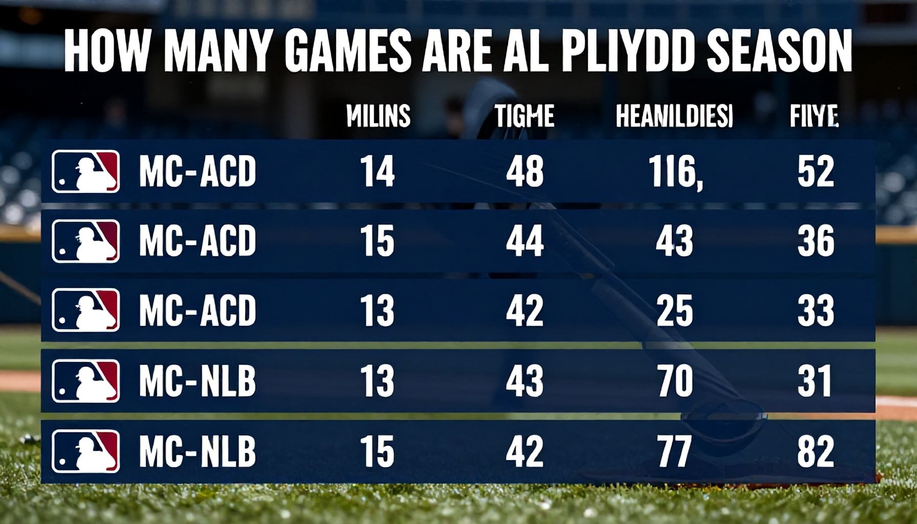 How Many Games Are Played in an MLB Season? The Full Breakdown*