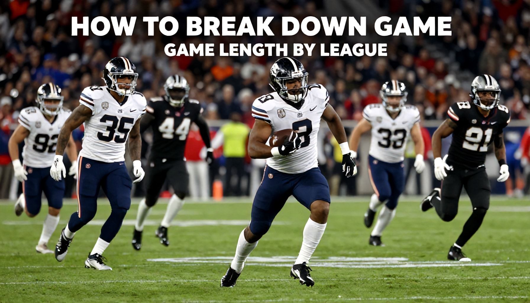 How to Break Down Football Game Length by League*