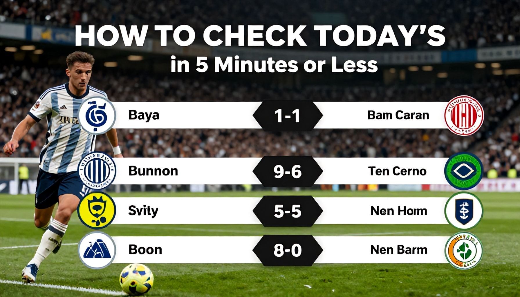 How to Check Today’s Football Games in 5 Minutes or Less"*