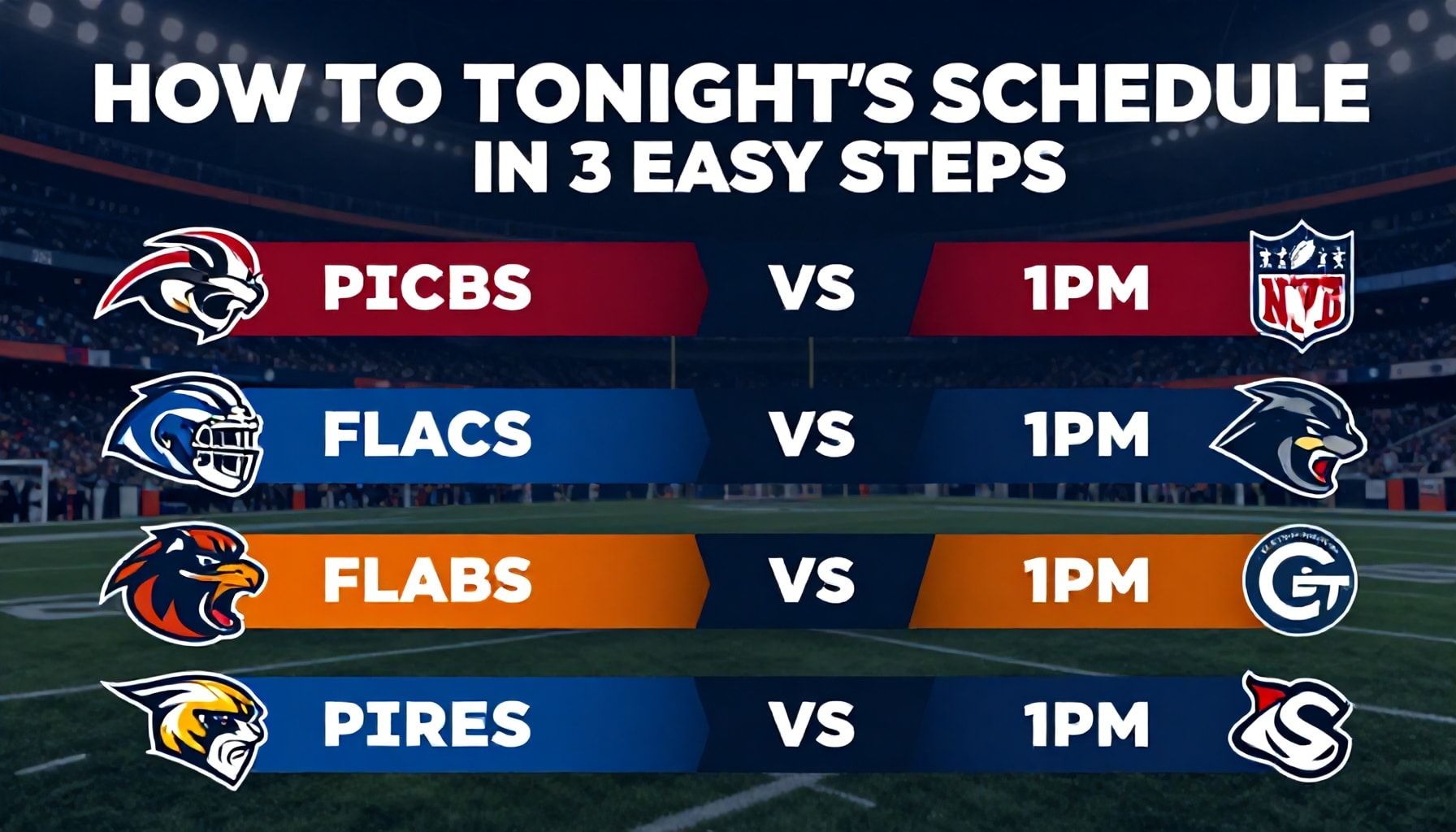 How to Check Tonight’s NFL Schedule in 3 Easy Steps*