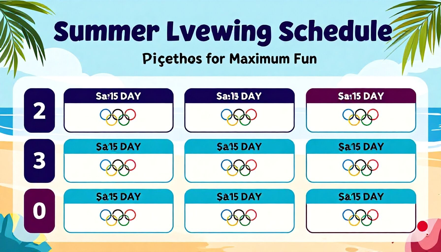 How to Create the Ultimate Summer Olympics Viewing Schedule for Maximum Fun*