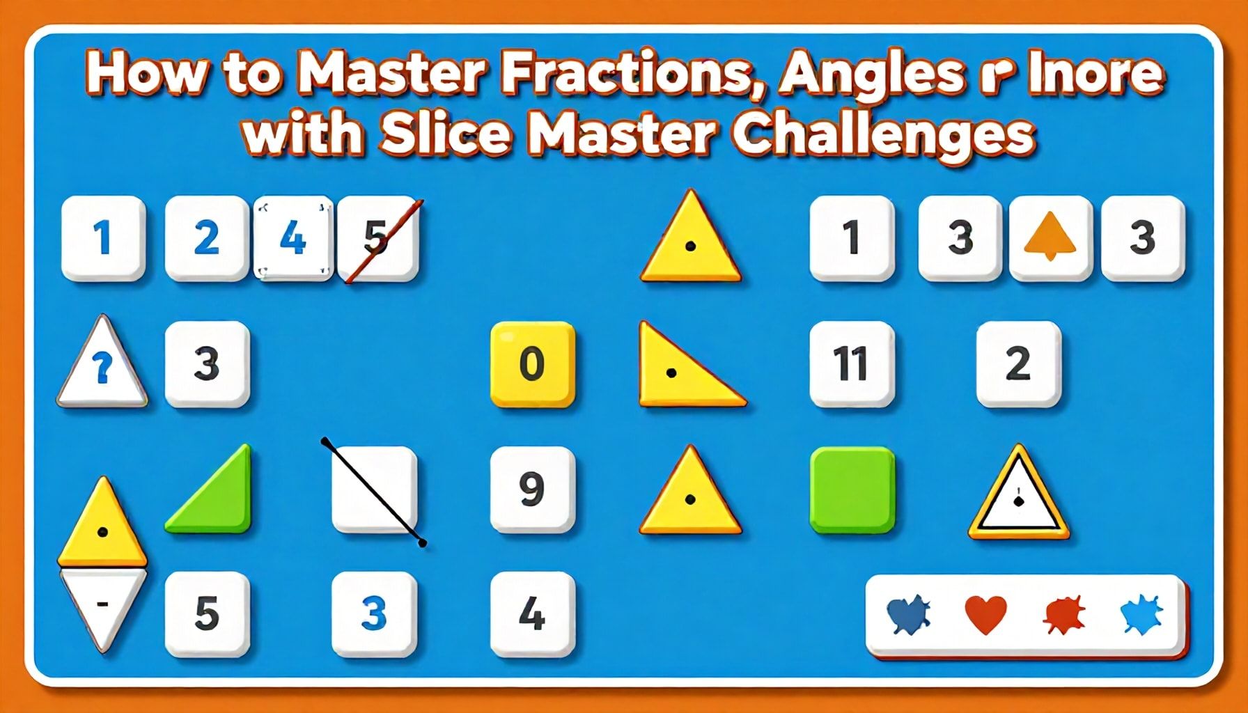 How to Master Fractions, Angles, and More with Slice Master Challenges*