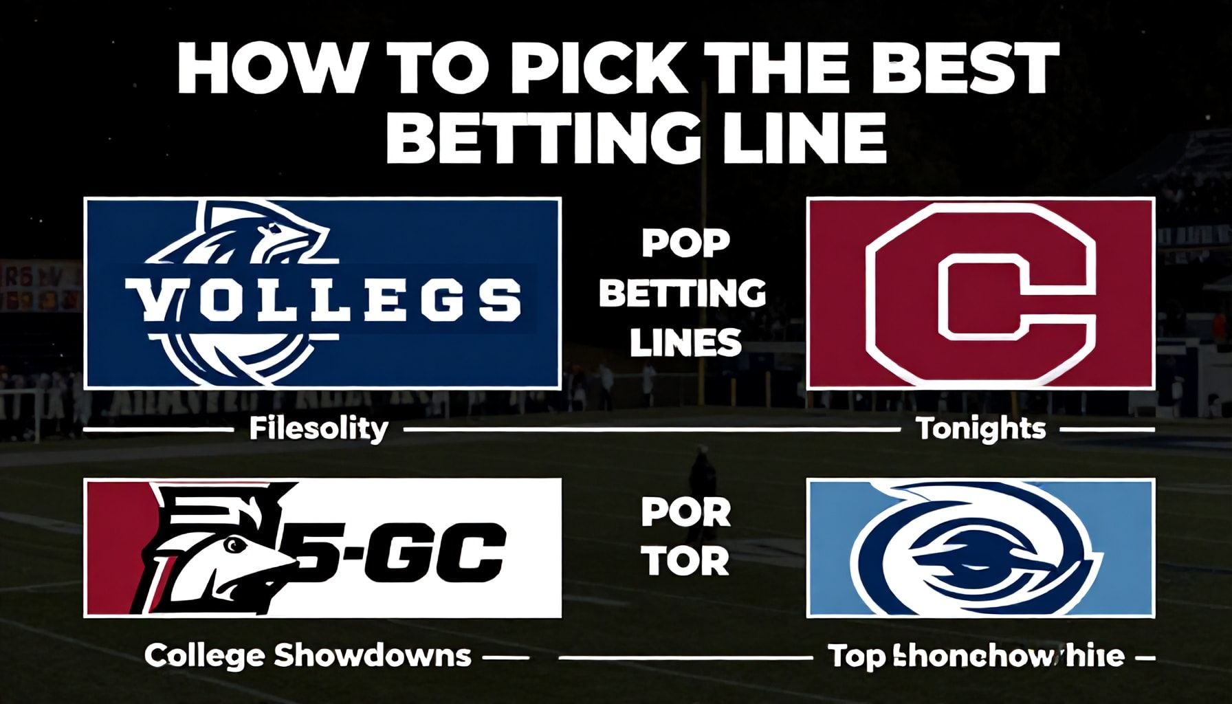 How to Pick the Best Betting Lines for Tonight’s Top College Showdowns*