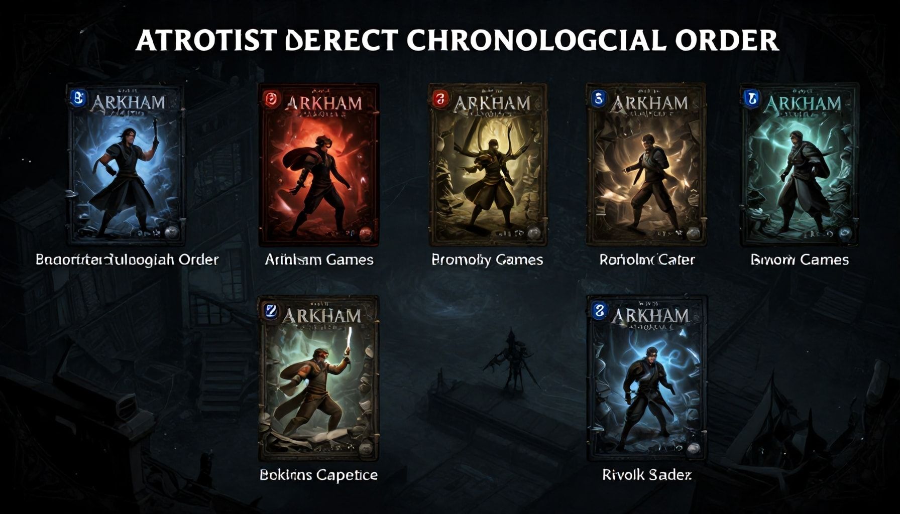 How to Play the Arkham Games in Perfect Chronological Order*