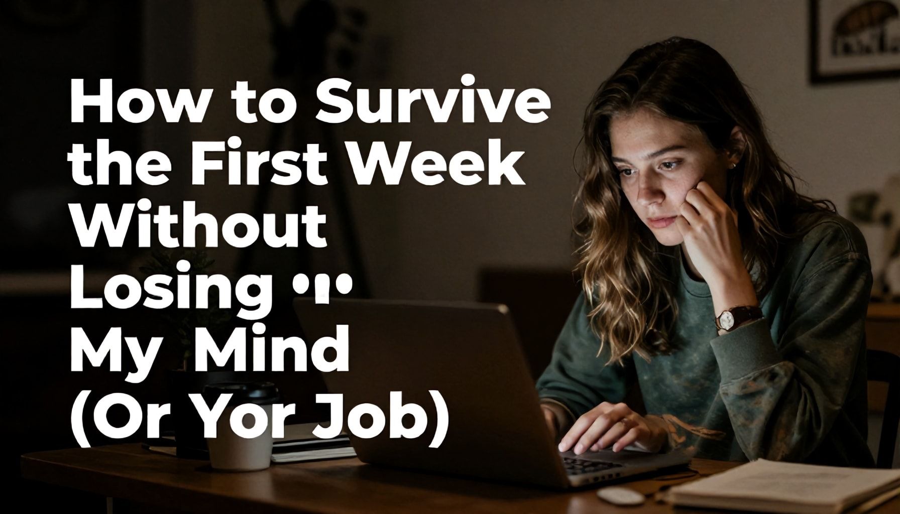 How to Survive the First Week Without Losing Your Mind (Or Your Job)*