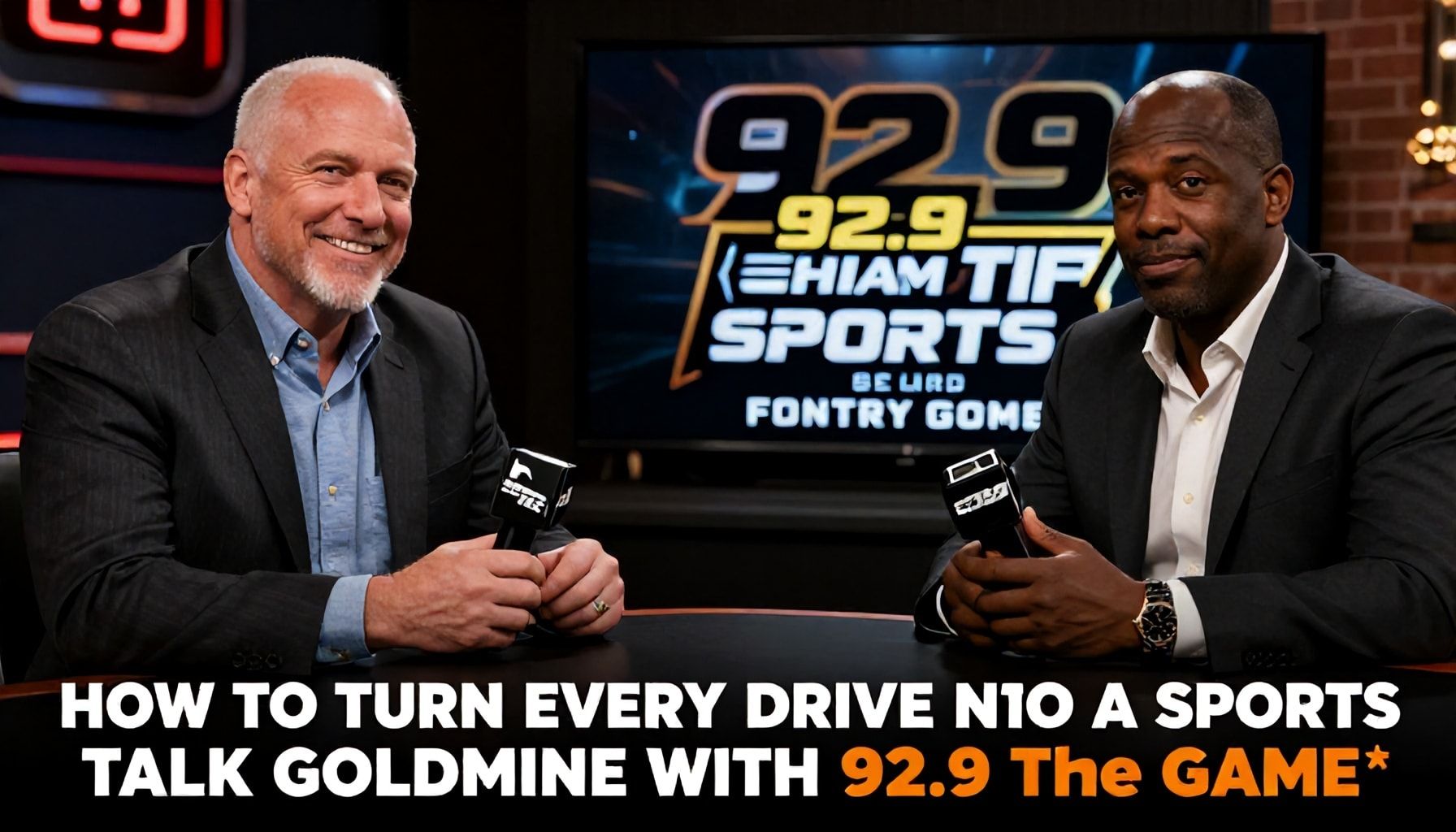 92.9 The Game: Your Ultimate Sports Talk Radio Destination 4 How to Turn Every Drive into a Sports Talk Goldmine with 92.9 The Game*