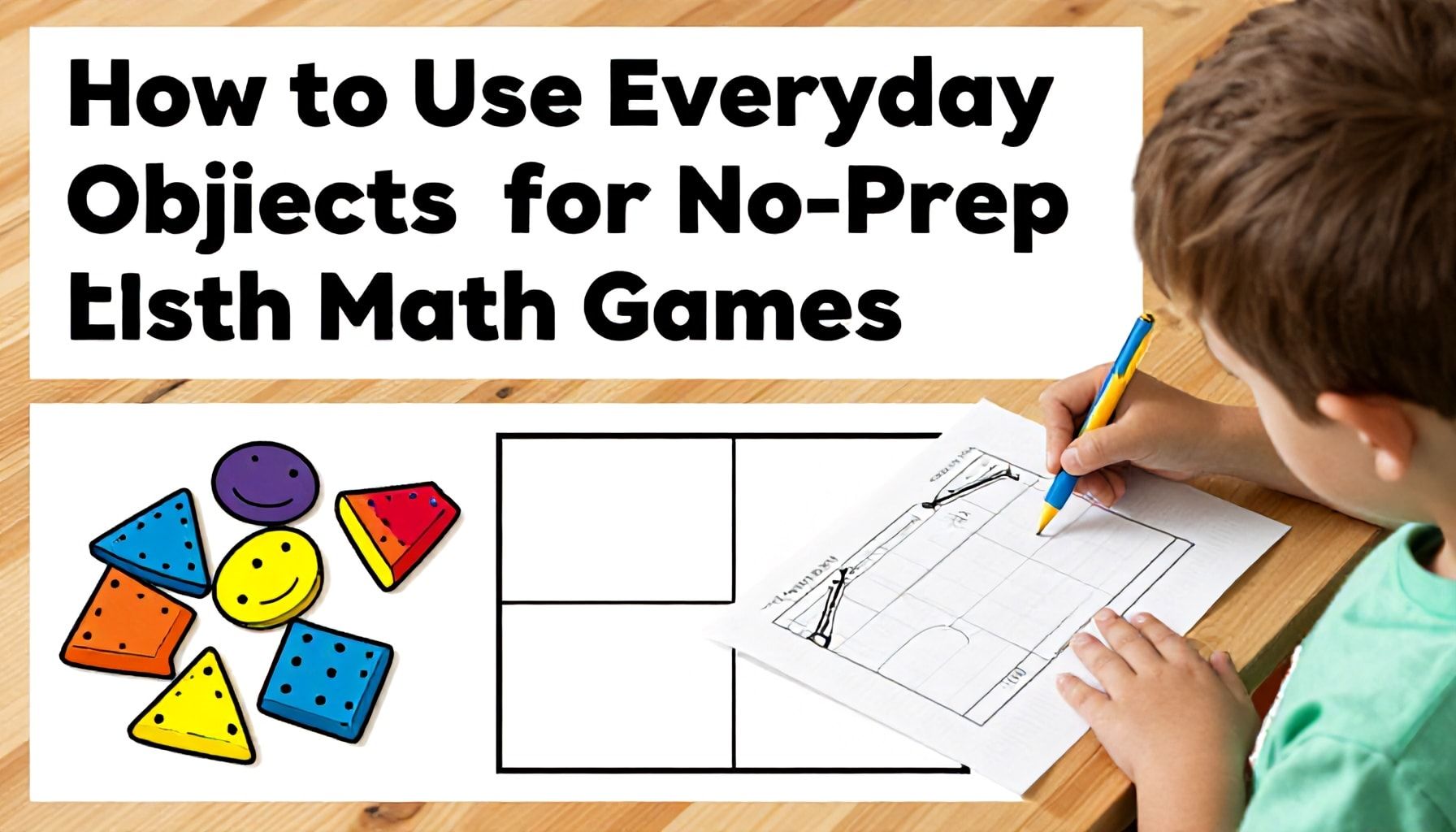 How to Use Everyday Objects for No-Prep Math Games*