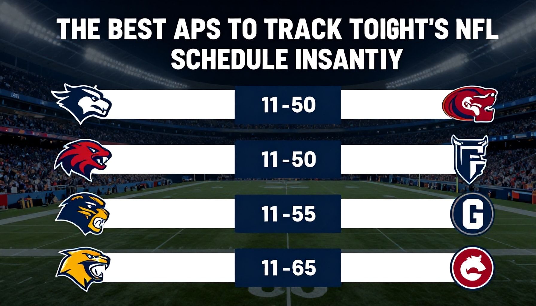 The Best Apps to Track Tonight’s NFL Schedule Instantly*
