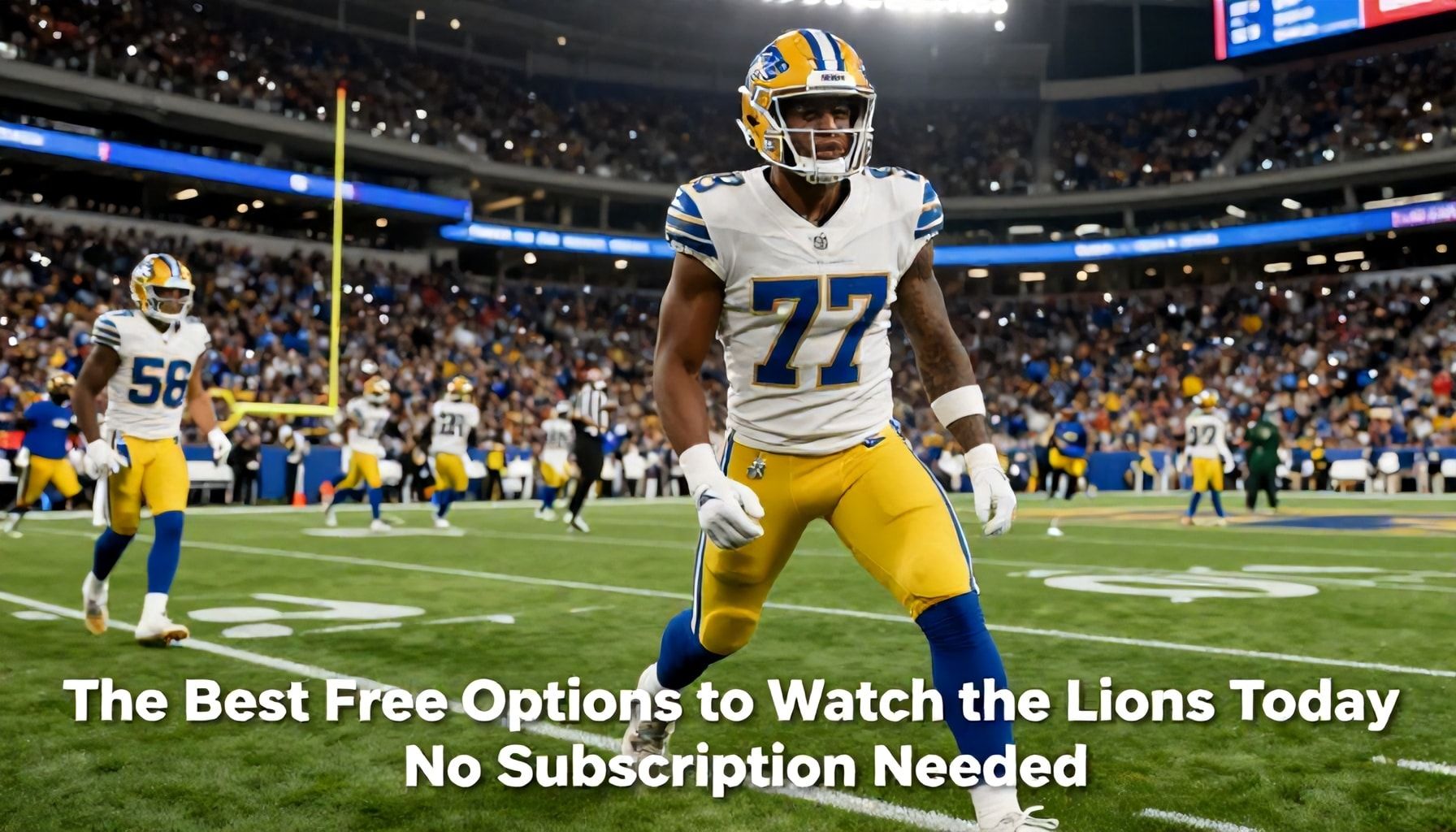 The Best Free Options to Watch the Lions Game Today (No Subscription Needed)"*
