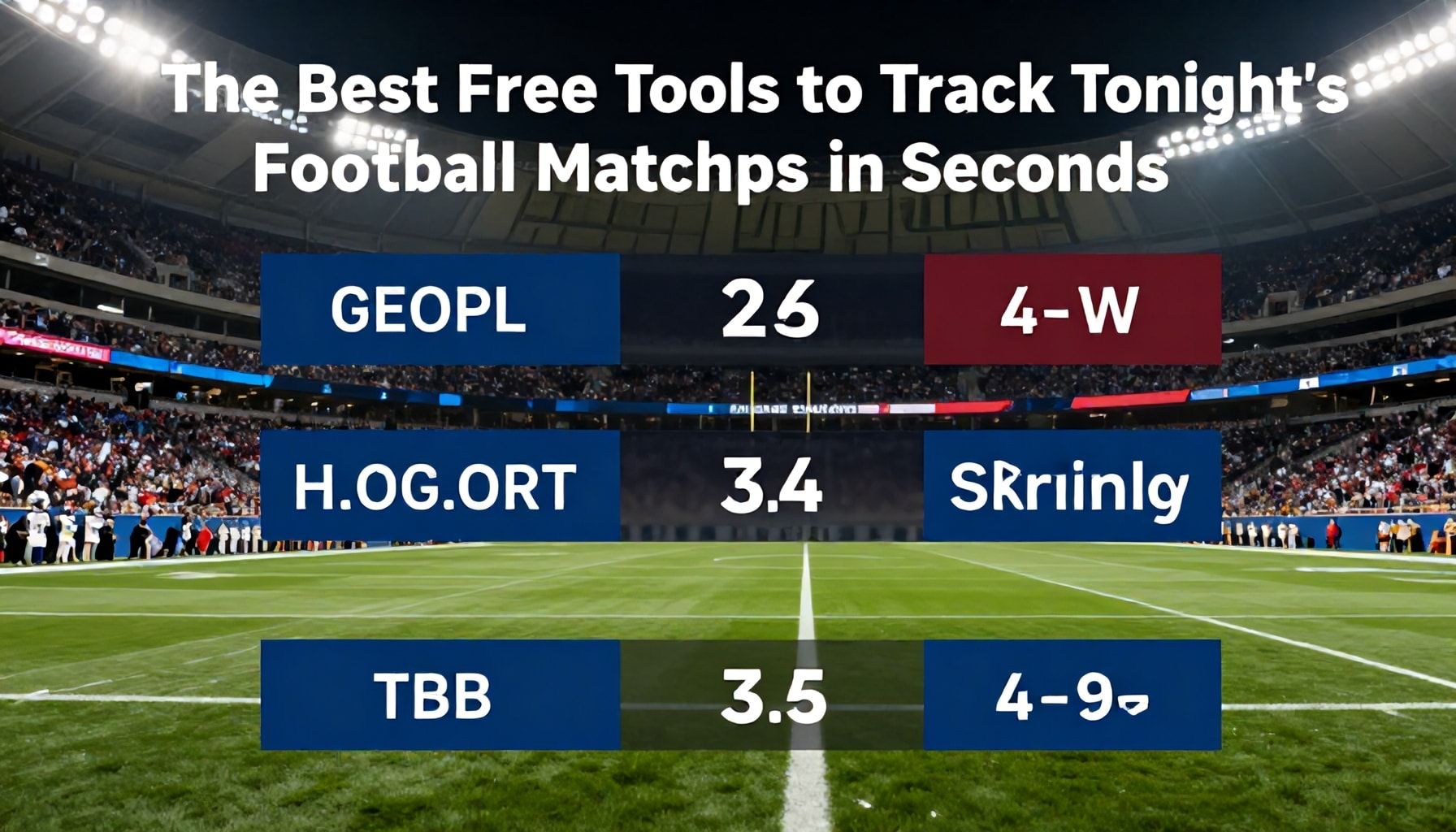 The Best Free Tools to Track Tonight’s Football Matchups in Seconds*