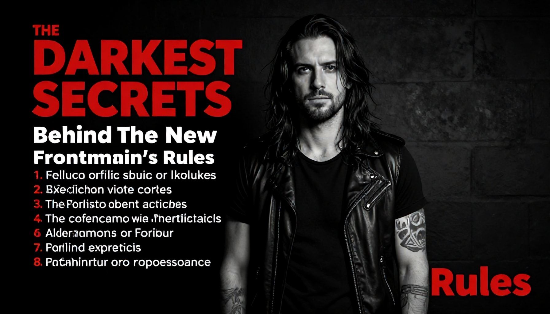 The Darkest Secrets Behind the New Frontman’s Rules*