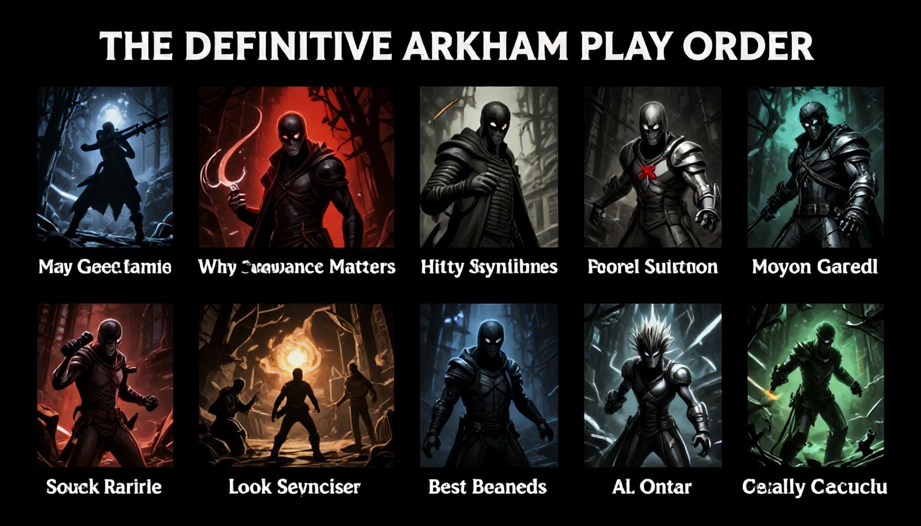 The Definitive Arkham Play Order: Why Sequence Matters for the Best Experience*