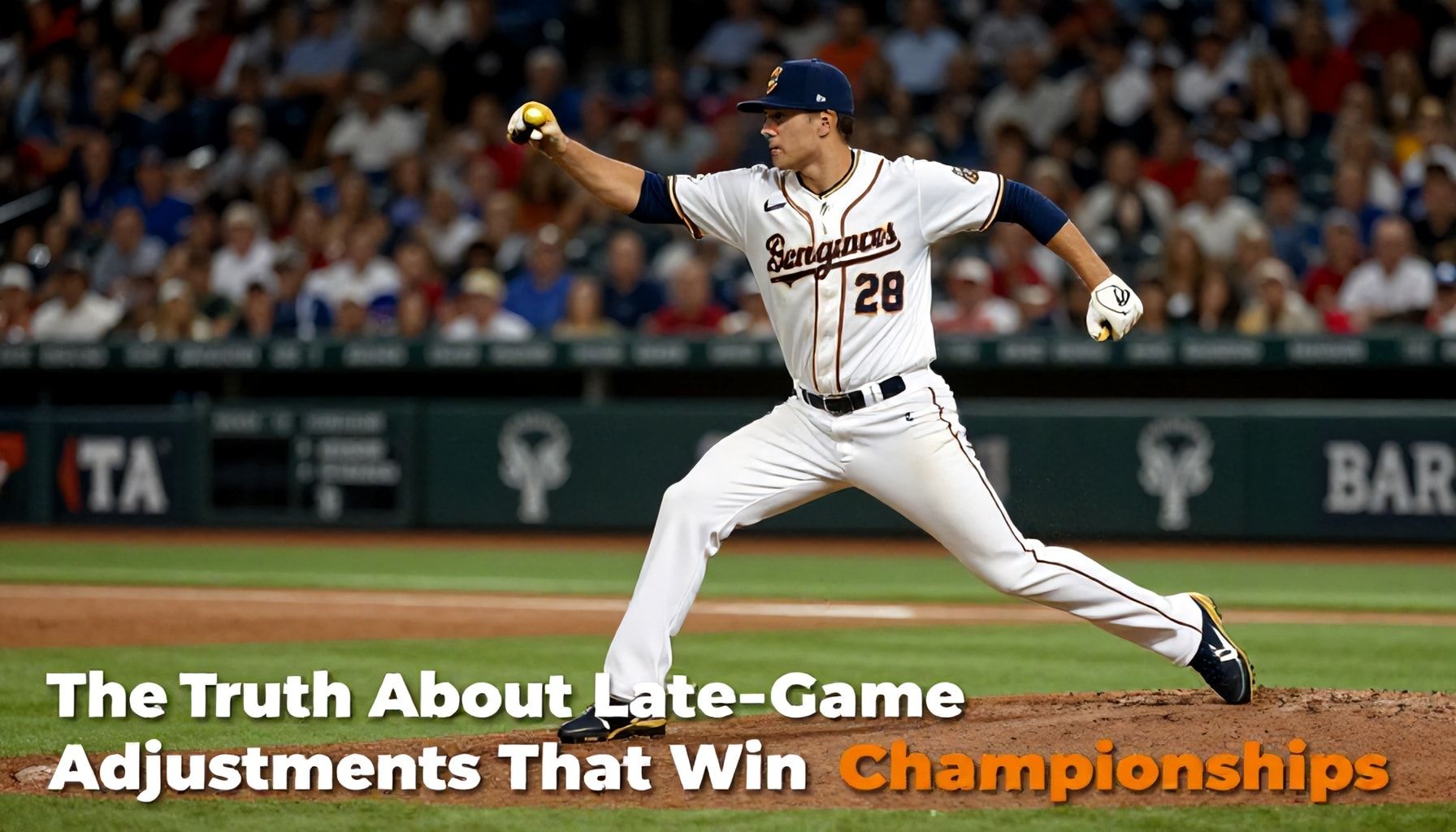 The Truth About Late-Game Adjustments That Win Championships*
