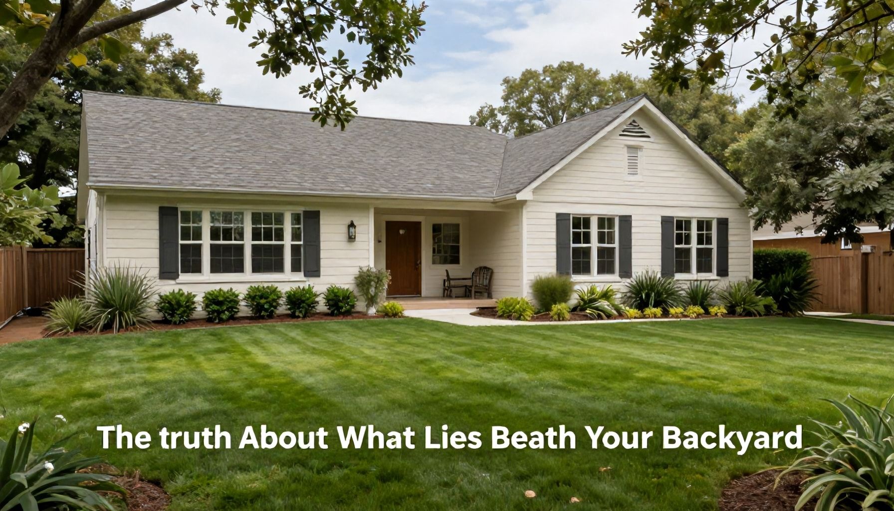 The Truth About What Lies Beneath Your Backyard*