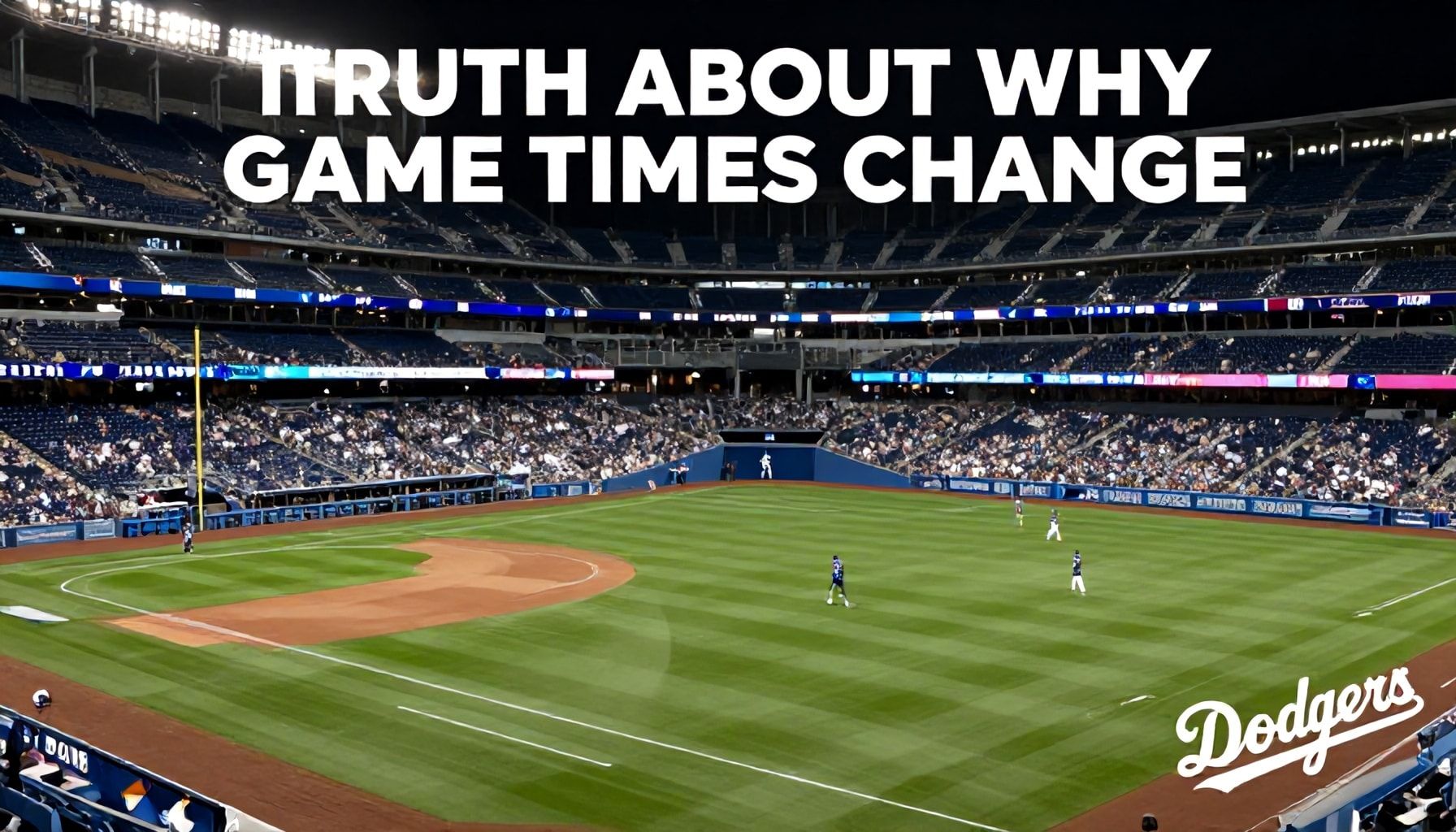 The Truth About Why Dodgers Game Times Change (And How to Stay Updated)*