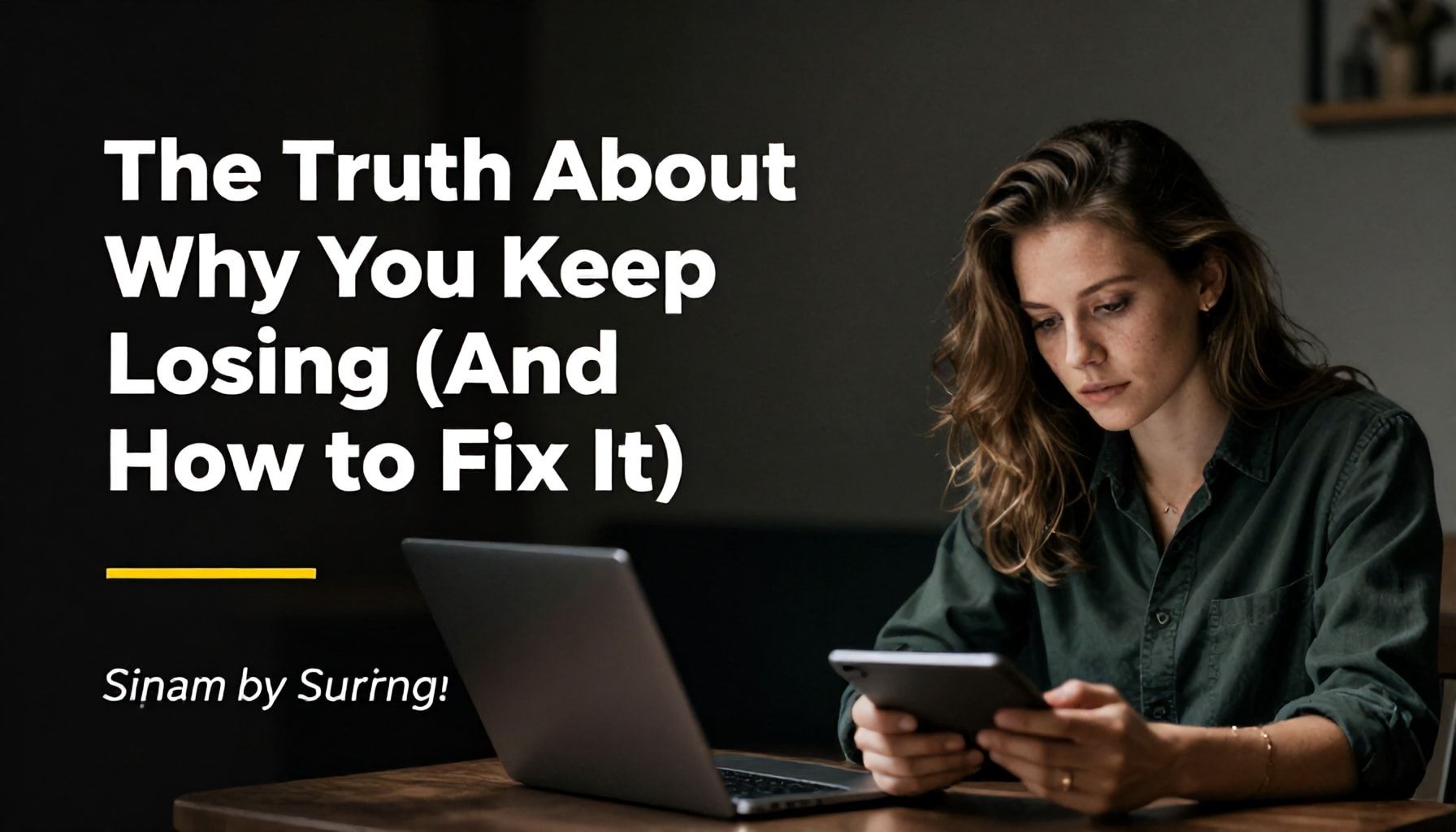 The Truth About Why You Keep Losing (And How to Fix It)"*