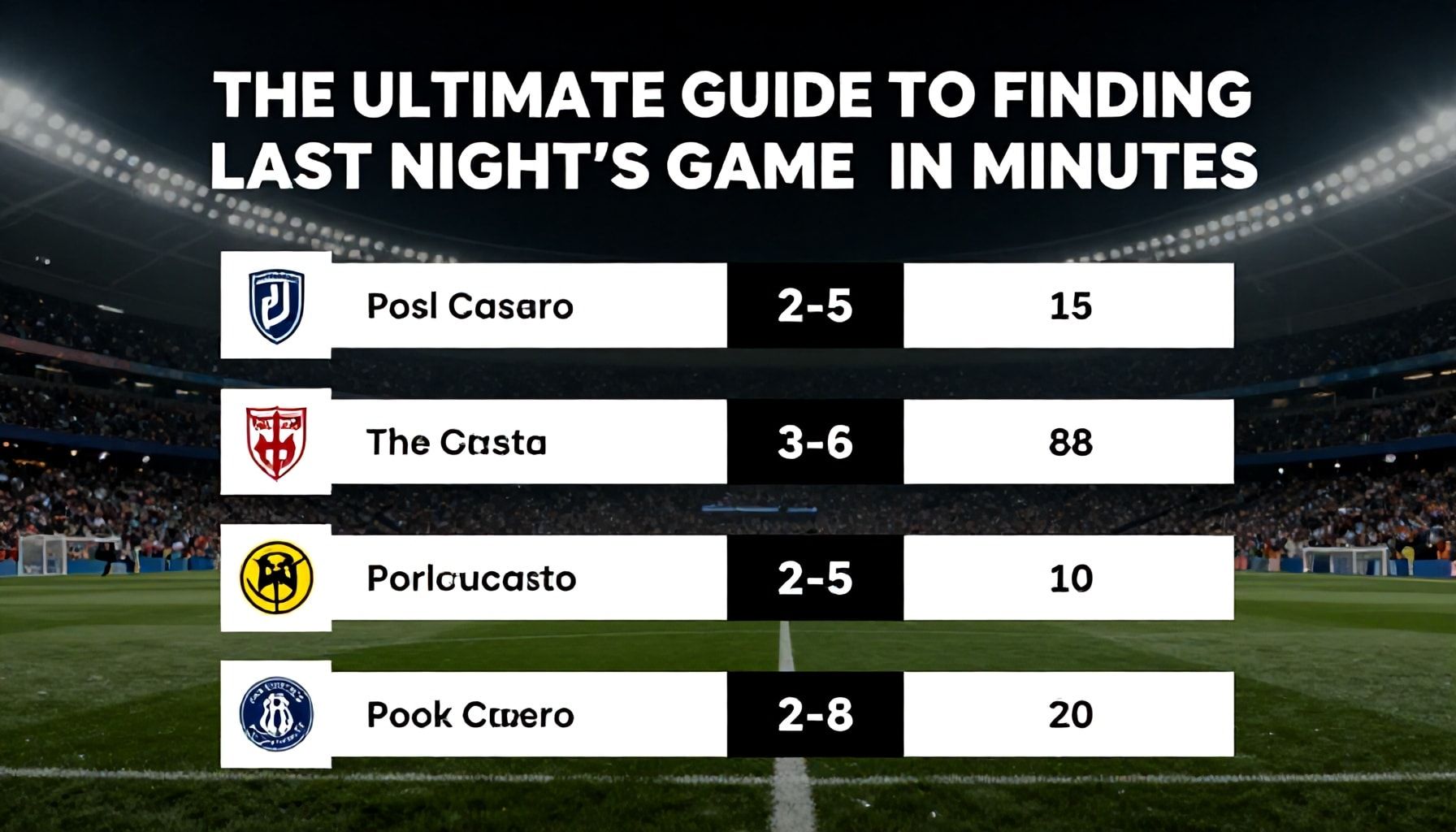 The Ultimate Guide to Finding Last Night’s Game Results in Minutes*