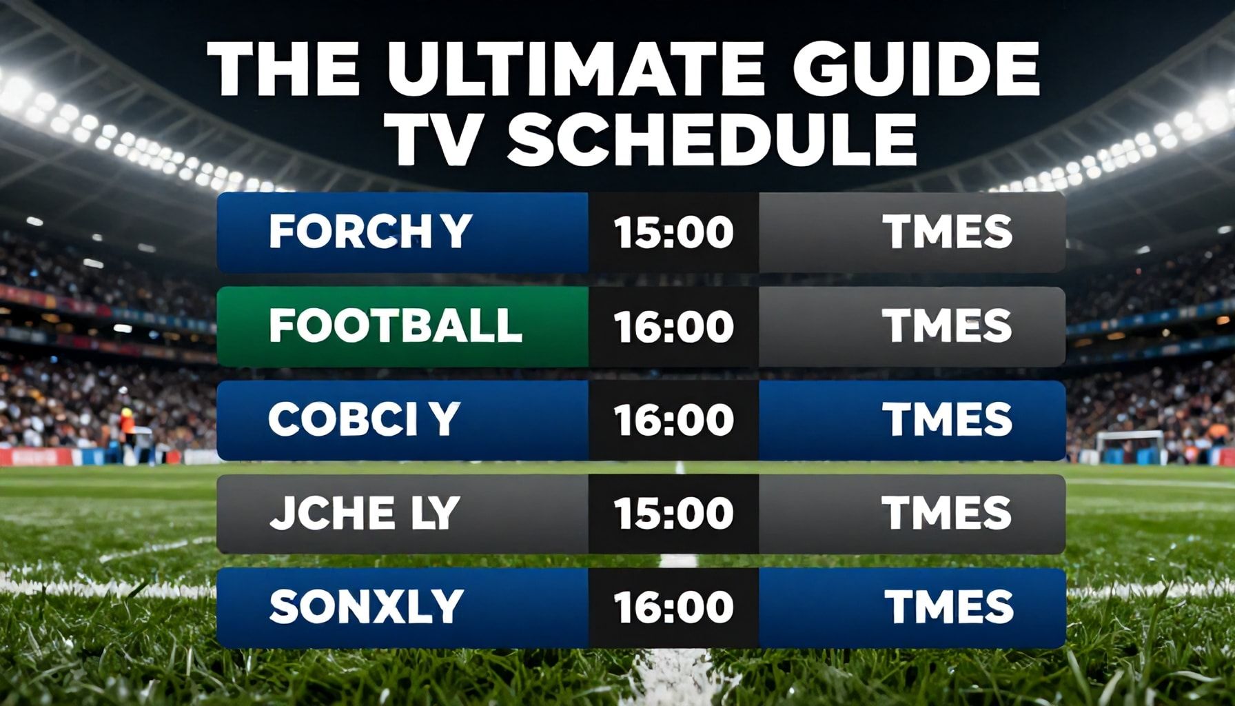 The Ultimate Guide to Today’s Football TV Schedule (All Channels & Times)*