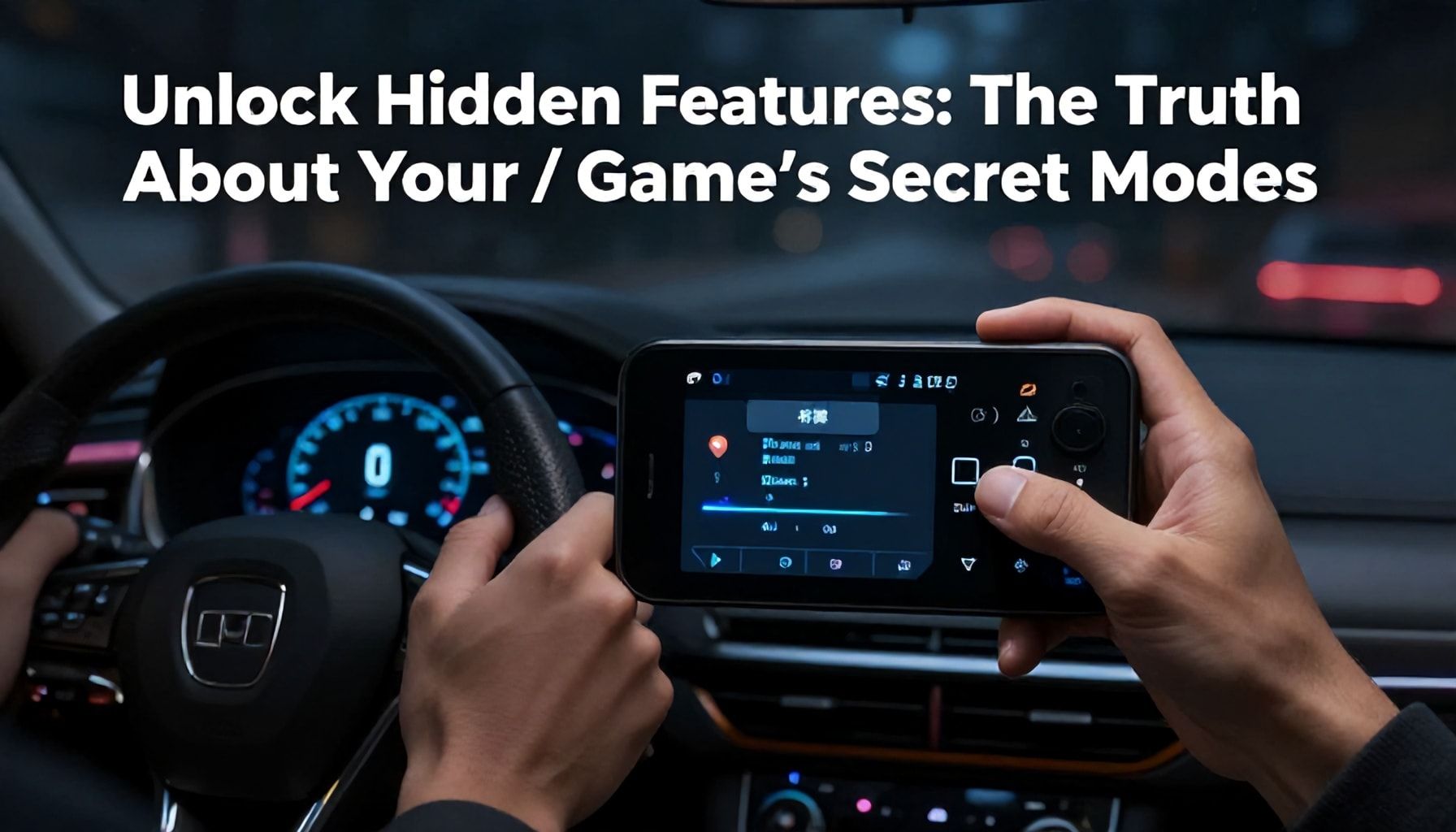 Unlock Hidden Features: The Truth About Your Car Game’s Secret Modes*