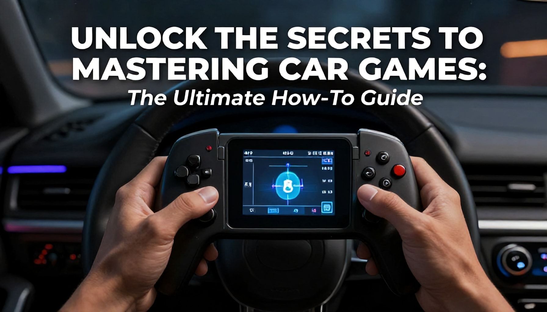 Unlock the Secrets to Mastering Car Games: The Ultimate How-To Guide*