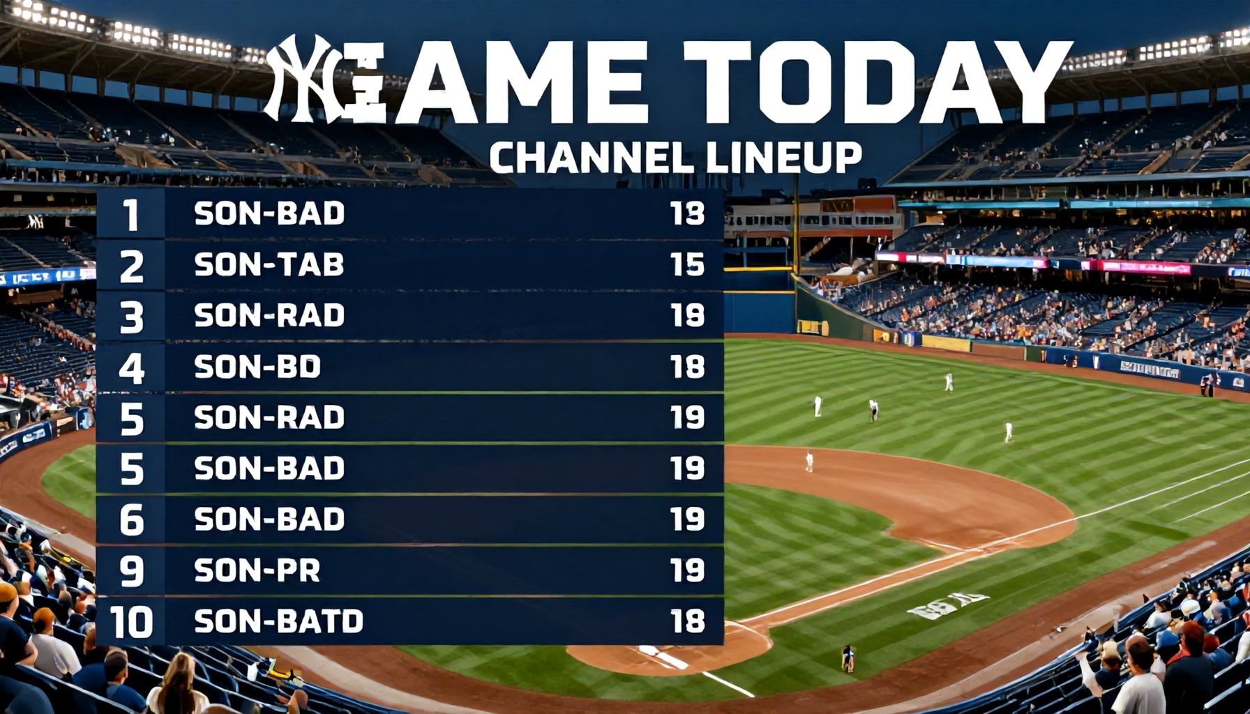 Where to Find the Yankees Game Today – Channel Lineup & Start Time*