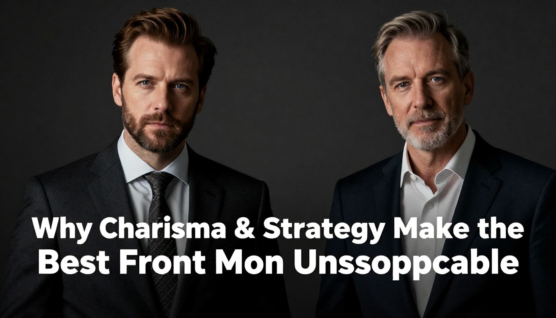Why Charisma & Strategy Make the Best Front Men Unstoppable"*