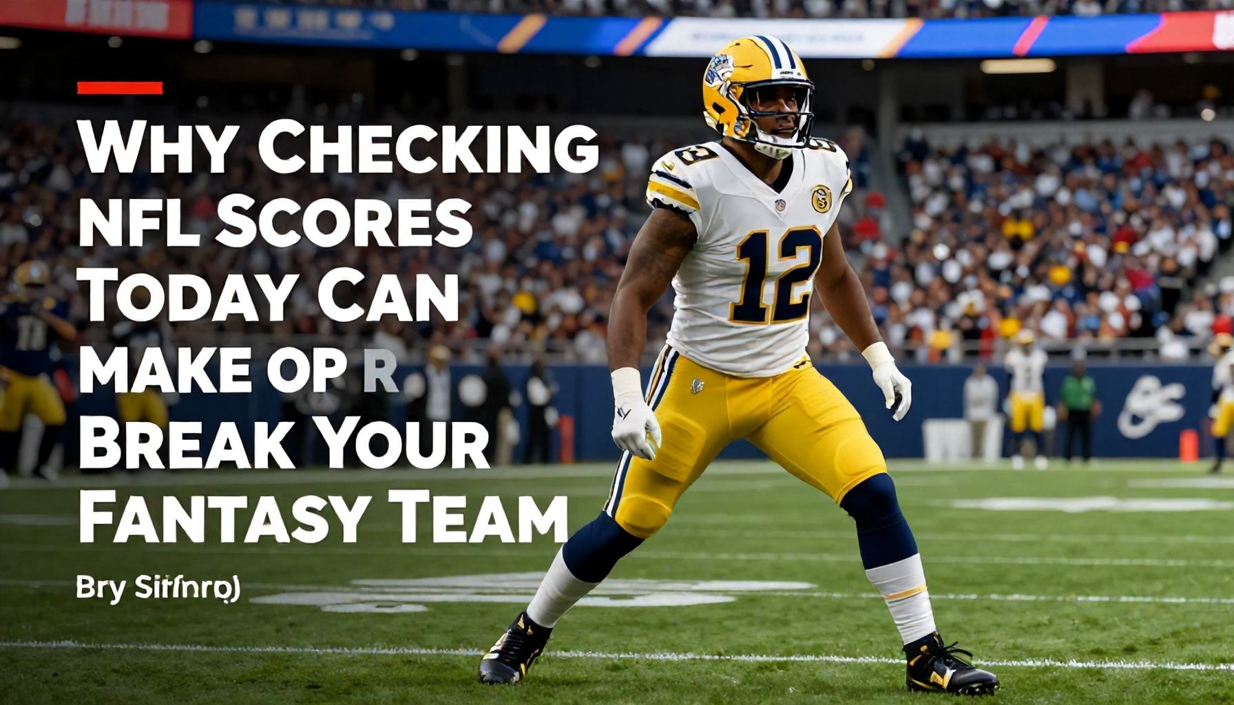Why Checking NFL Scores Today Can Make or Break Your Fantasy Team*