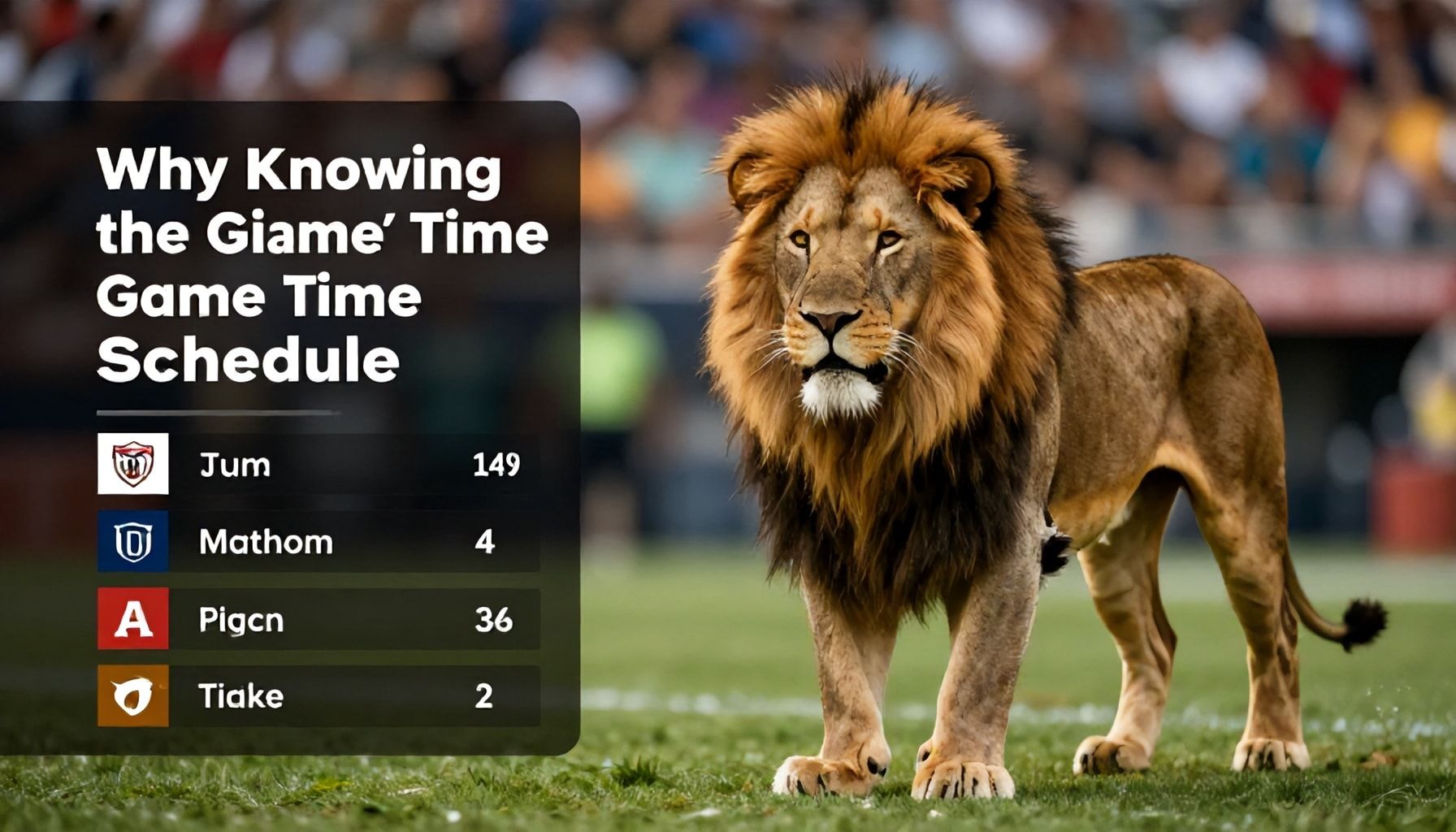 Why Knowing the Lions' Game Time Matters for Your Schedule*