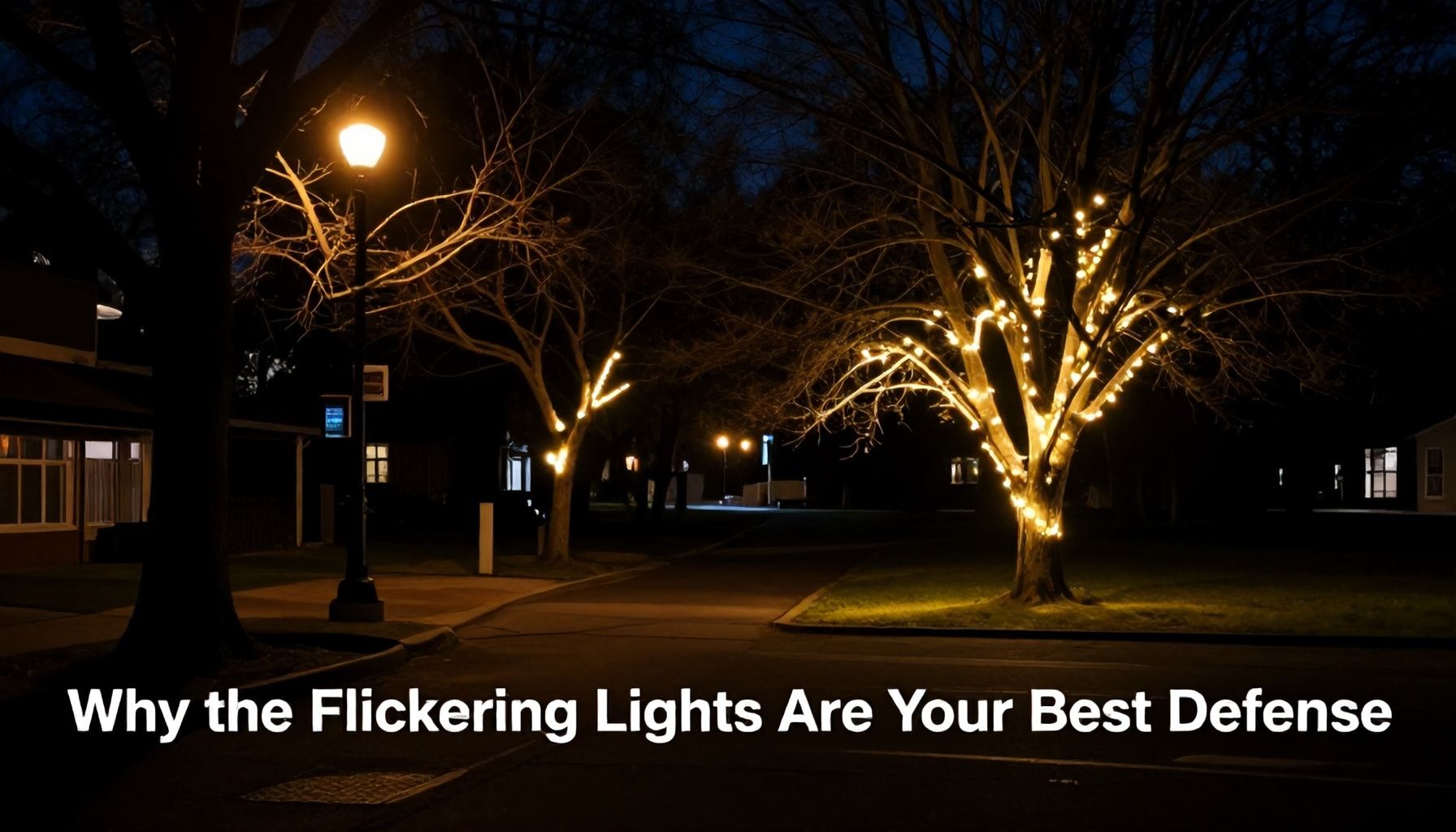 Why the Flickering Lights Are Your Best Defense*