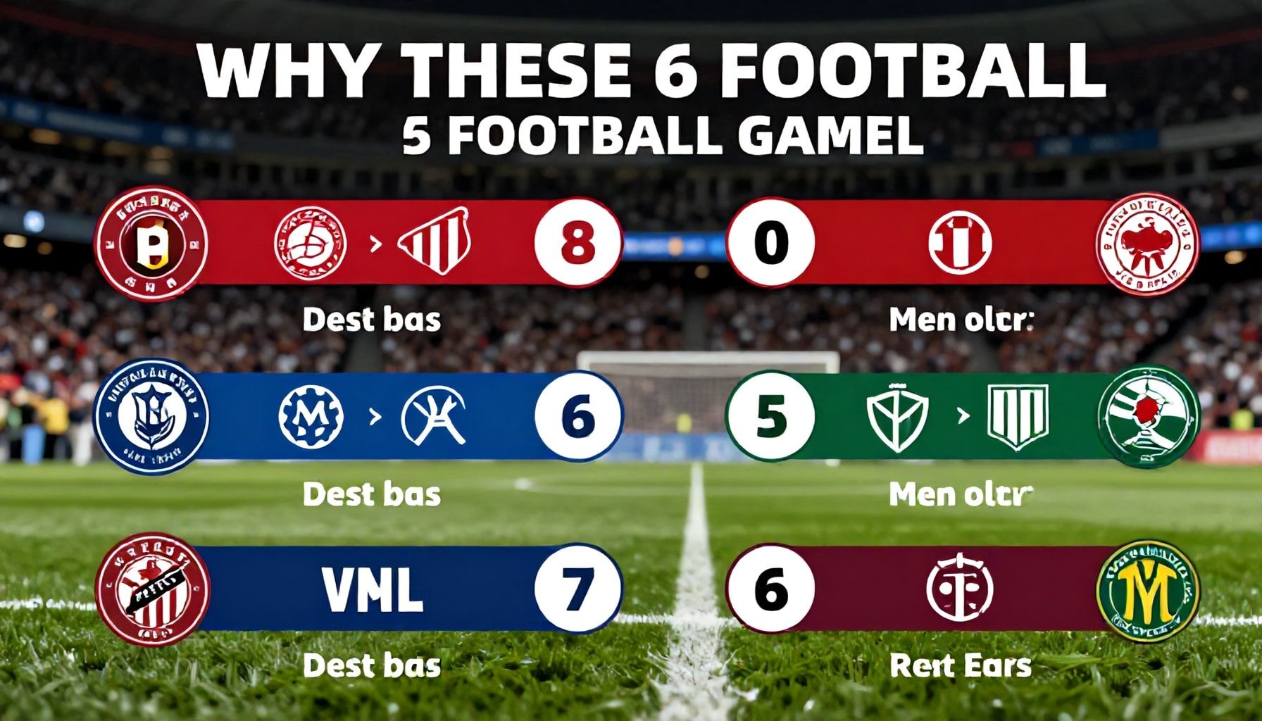 Why These 6 Football Games Are Unmissable for Fans*