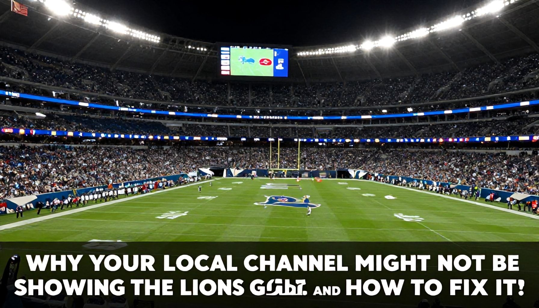 Why Your Local Channel Might Not Be Showing the Lions Game (And How to Fix It)"*