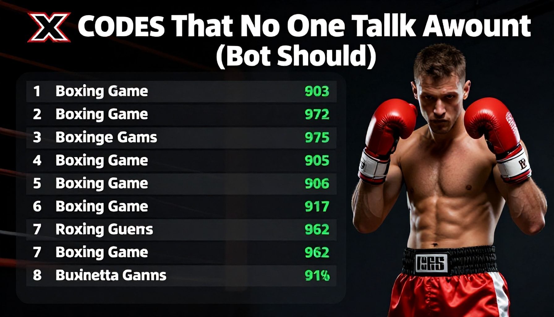 X Untitled Boxing Game Codes That No One Talks About (But Should)"*