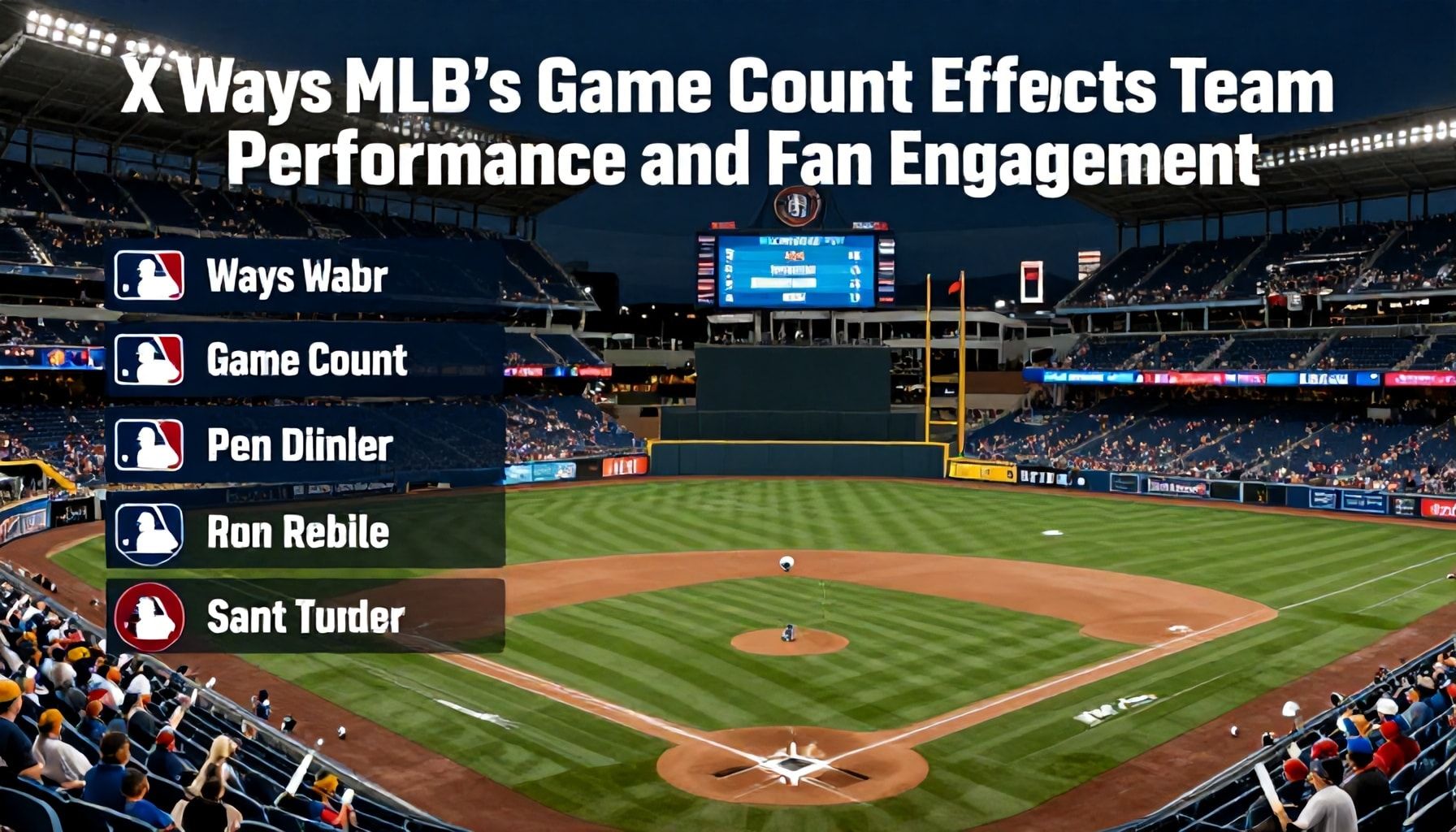 X Ways MLB’s Game Count Affects Team Performance and Fan Engagement*
