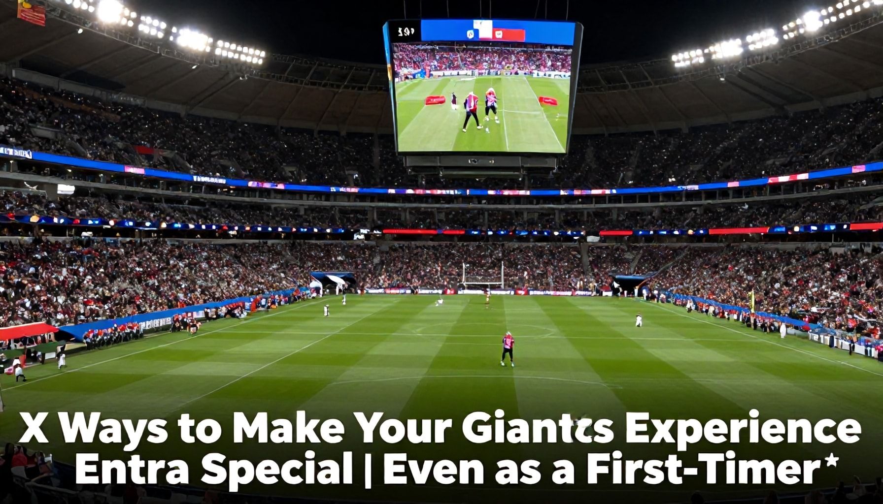 X Ways to Make Your Giants Game Experience Extra Special (Even as a First-Timer)*