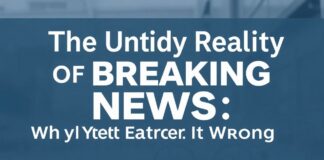 The Untidy Reality of Breaking News: Why We're All Getting It Wrong